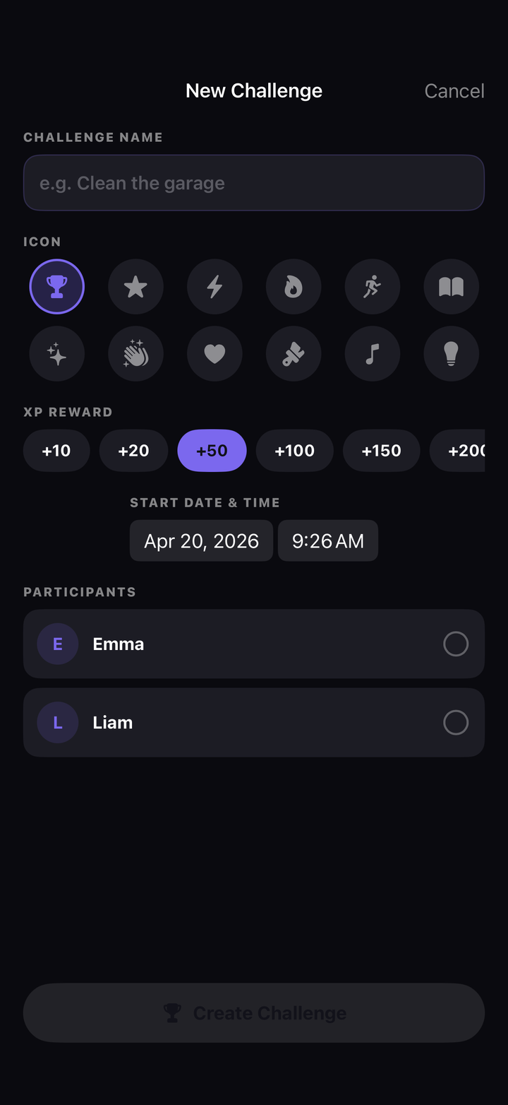 Create Family Challenge
