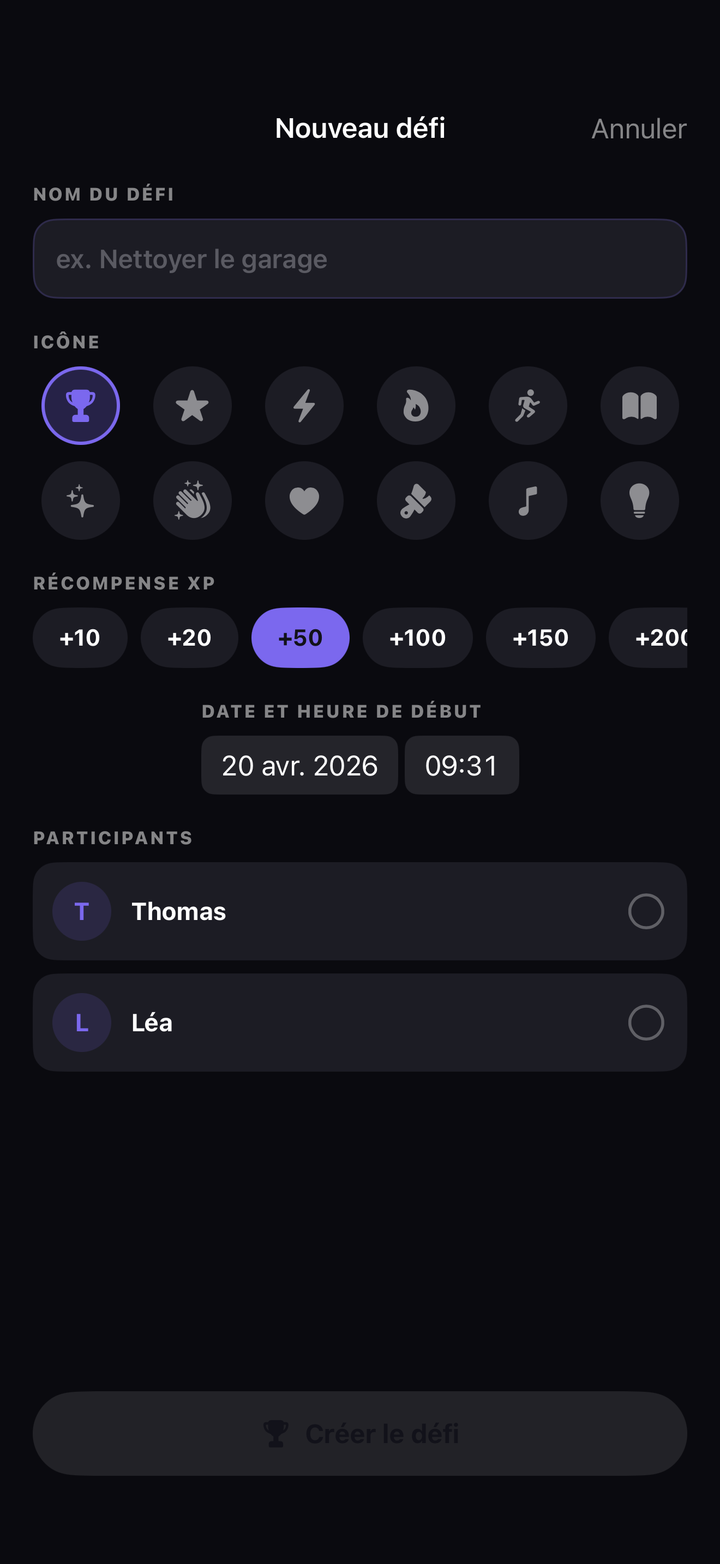 Create Family Challenge